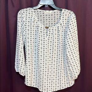 Jon & Anna Black and White Printed Blouse